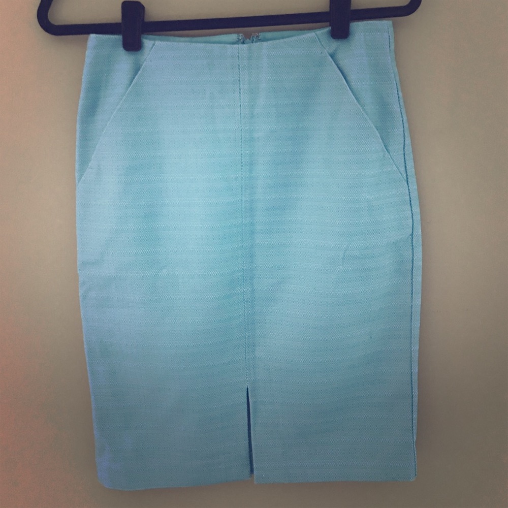 Loft Teal Skirt